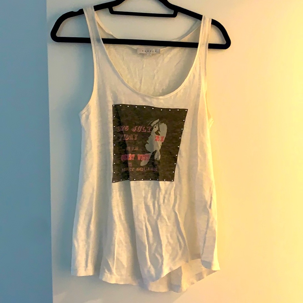 Sandro linen  tank top